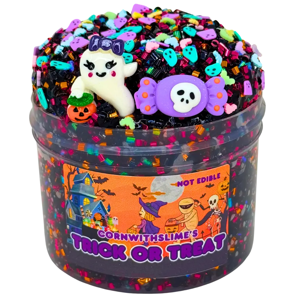 Trick or Treat 8oz Slime Bingsu Texture Scented Grape Soda
