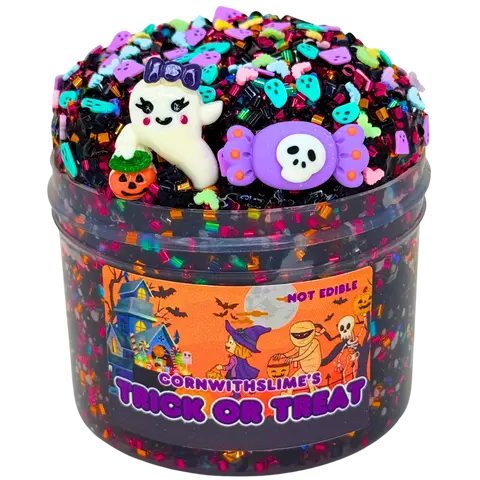 Trick or Treat 8oz Slime Bingsu Texture Scented Grape Soda
