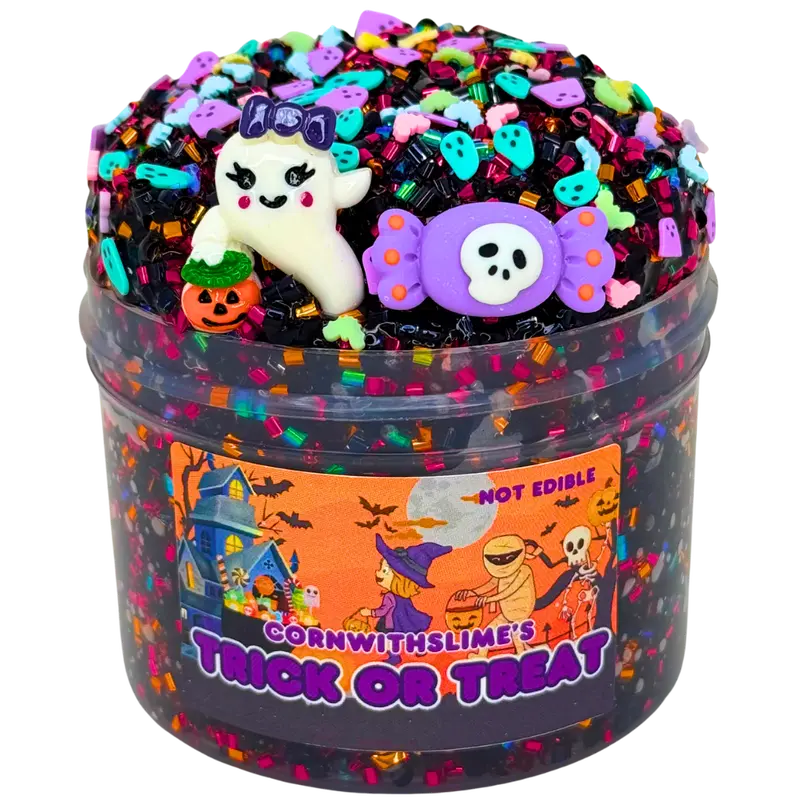 Trick or Treat 8oz Slime Bingsu Texture Scented Grape Soda