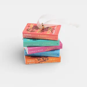 Custom Mini Book Stack Ornament