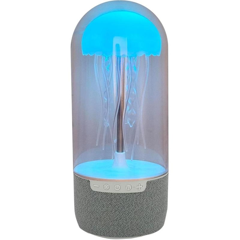 Color-Changing Jellyfish LED Mood Lamp with Bluetooth Speaker – Relaxing Home Decor & Music Light