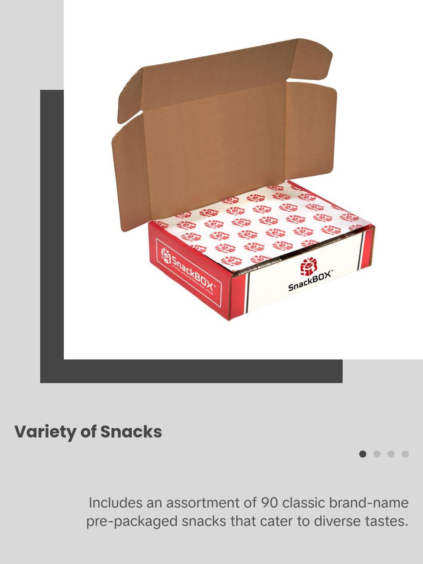 CLASSIC Office Variety Catering Care Package (90 Snacks) | By SnackBOX