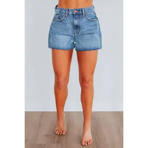 Ava Hidden Shorts - Medium Wash