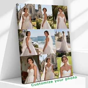 Custom Photo Canvas Painting Frame - Creative Wall Art | Digital Printed Photos on Canvas | Turn Pet Photos into Adorable Wall Art | Great for Living Room, Gifts for Pet Lovers | High Quality Print - Lovely Gift!