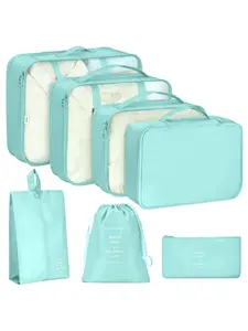 Portable Travel Storage Bag Set, Minimalist Travel Organizer Set, Zipper Clothes Storage Bag, Shoe Storage Bag, Underwear Storage Bag, Laundry Bag, Travel Storage Bag for Luggage & Suitcase Packing