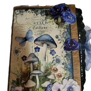 Blue Moon Witchy Junk Journal with Trinkets and Ephemera