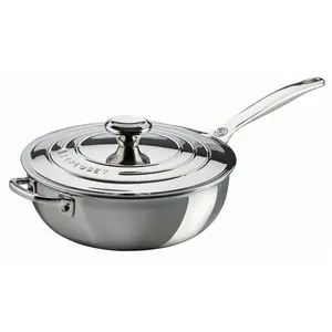 Le Creuset 3.5qt Stainless Steel Saucier Le Creuset 3.5qt Stainless Steel Saucier