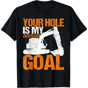 Casual Cotton shortsleeve tees  Heavy Equipment Operator Excavator Operator T-Shirt