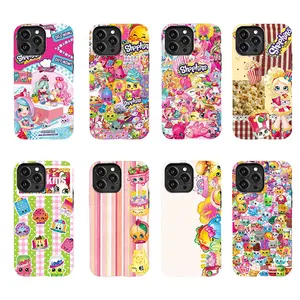 Shopkins Phone Case | Cute Snack-Themed Cases for Kids & Collectors Suitable for iPhone 17-11 Pro Max/Plus and  Samsung Galaxy S23-25