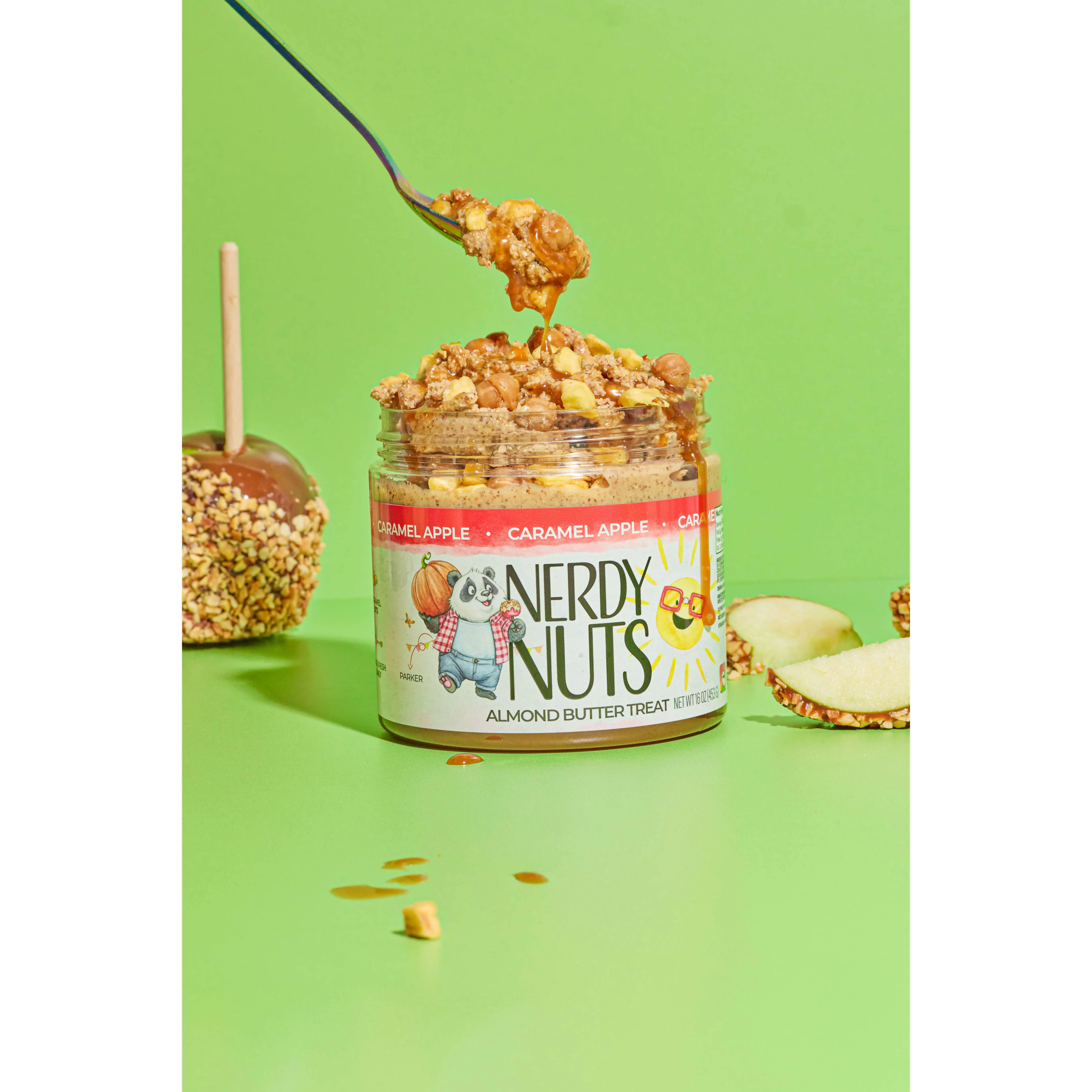 Caramel Apple Almond Butter Treat Caramel Apple Almond Butter Treat