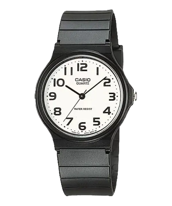 MQ24-7B2 | Black and White Men's Analog Casual Watch | CASIO MQ24-7B2 | Black and White Men's Analog Casual Watch | CASIO