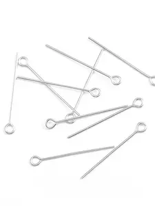 DIY Jewelry Making Supplies, 9-Piece Iron Needle Set, Electroplated Handmade Bead Stringing Tools, Essential Craft Accessories