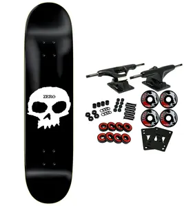 Zero Complete Single Skull Black/White 8.125"