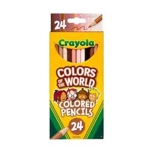Crayola 24ct Colors of the World Colored Pencils - Washable - Non-Toxic