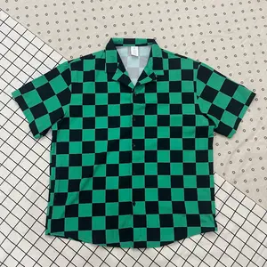 Hawaiian Shirt - Tanjiro Kamado - 4B Silk Fabric - Unisex - Demon Slayer Graphic Design - Casual Shirt #hawaiianshirt #hawaiianshirts #Demoslayer #tanjiro