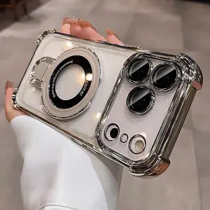 Transparent Anti-Drop Phone Case for iPhone 17 Pro Max 17 16 15 14 13 12 11, Protective Cover, Shockproof Design, Durable Mobile Accessory