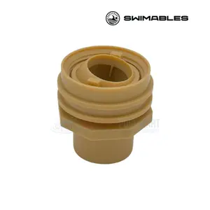SW-30-817 | Swimables Tan Flush Mount Return Fitting 1" Socket x 1" Eyeball
