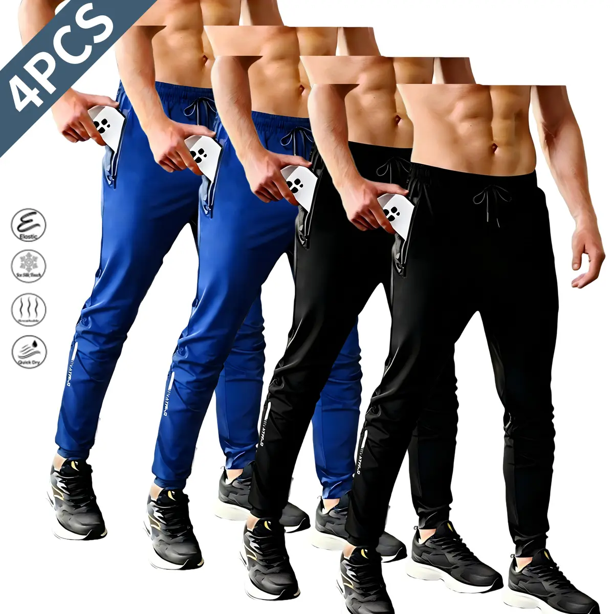 Black + Black + Blue + Blue