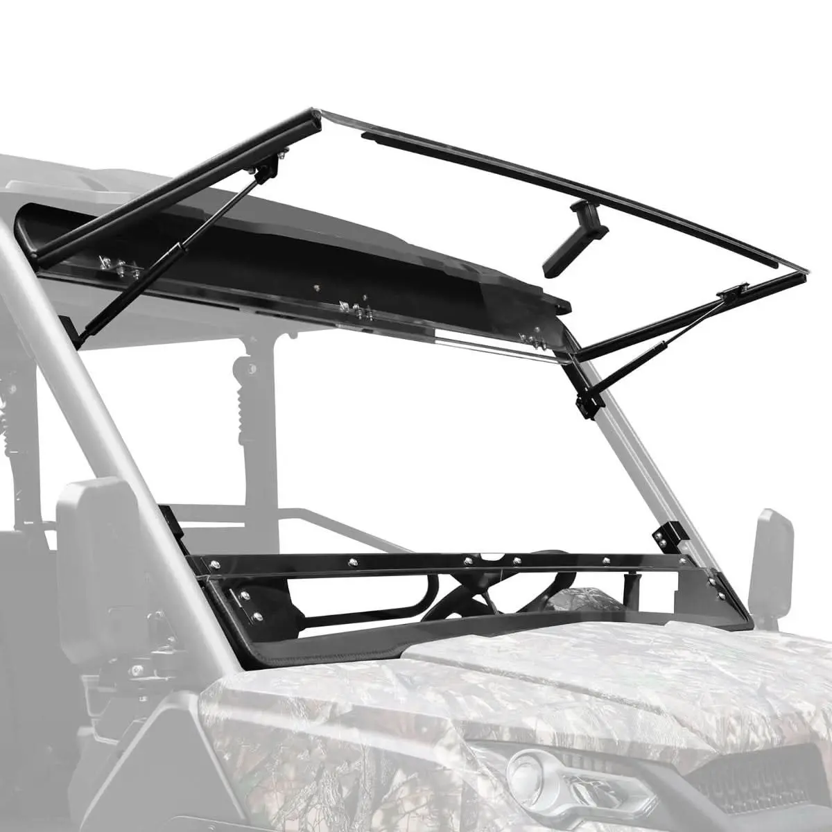 StarknightMT UFORCE 1000 Flip Windshield, UTV Front Full Windshield Compatible with CFMOTO UFORCE 1000/1000 XL 2019-2026, UFORCE 1000 Accessories Front Window (Not for U10 Pro)