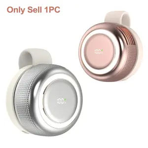 Portable Clip On Fan, Clip On Fan For Bed, Lithium Battery 2000mAh Rechargeable Fan with Turbo Blades Strong Wind Low Noise, 360° Adjustable Airflow, Digital Display, Silicone Clip, 3 Wind Speeds, 3-Brightness Night Light