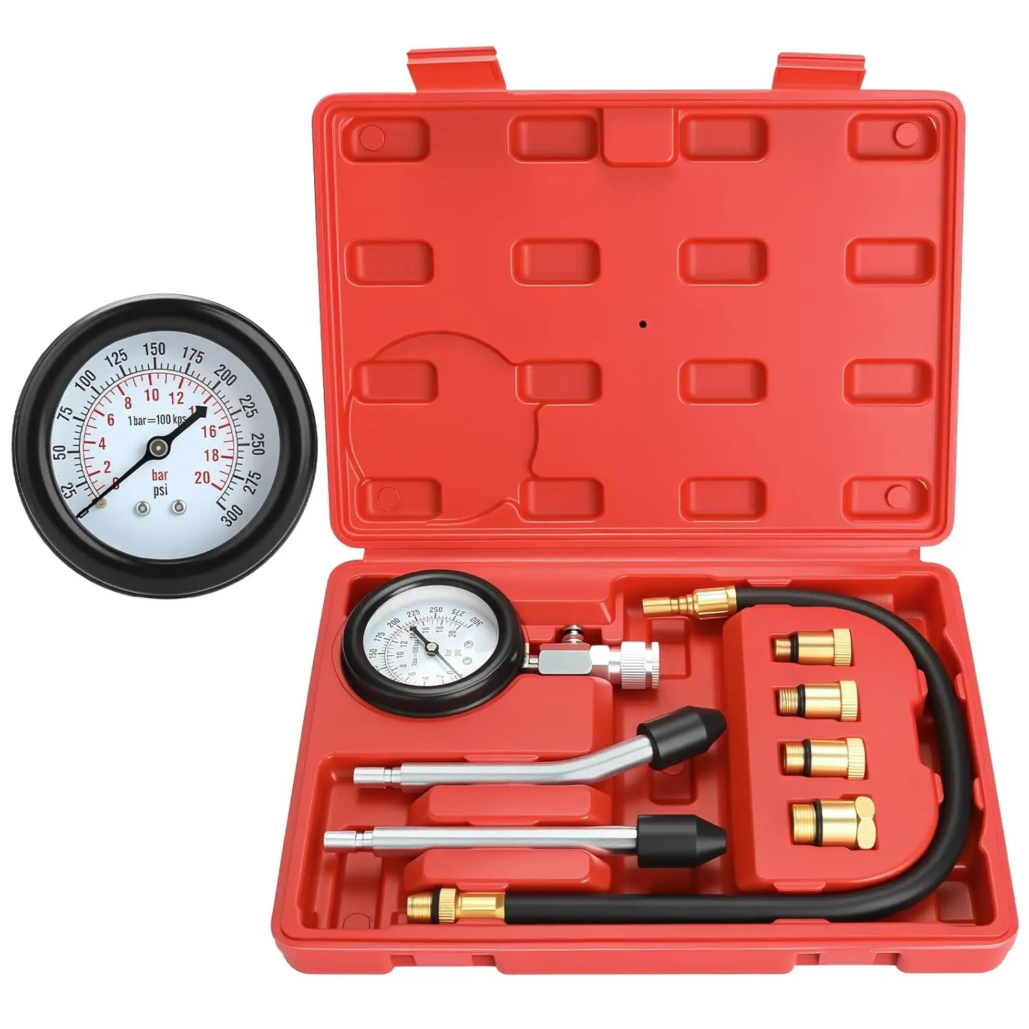 Compression Tester, Spark Plug Tester, Test Gauge, Motorcycle, car, Outboard Engine, Chainsaw, Snowmobile, car, Gasoline, Gas Engine