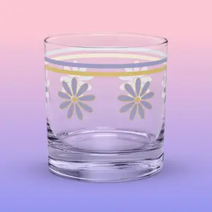 Purple Mad Tea Rocks glass