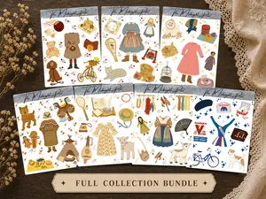 Historical Life Sticker Sheet Bundle (7 Sheets)