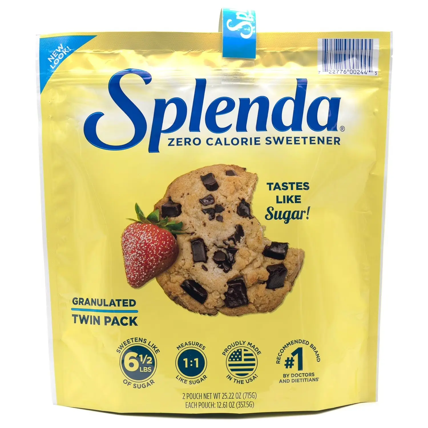 Splenda Granulated Sugar-Free Sweetener with Maltodextrin - 2-Pack (9.76 oz) US Sugar Substitute for Baking, Sugar Substitutes