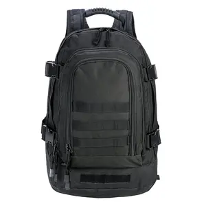Expandable tactical backpack, Molle system, Velcro, can accommodate water bag, waterproof and tear-resistant, suitable for airsoft guns, hunting and outdoor survival