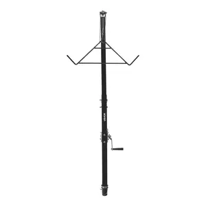 VEVOR Truck Hitch Game Hoist, 300 lbs Load Capacity, Hunting Deer Hoist with 2-inch Receiver, 360-Degree Swivel Shaft & Adjustable Height, Includes Gambrel Winch for Skinning & Cleaning Game