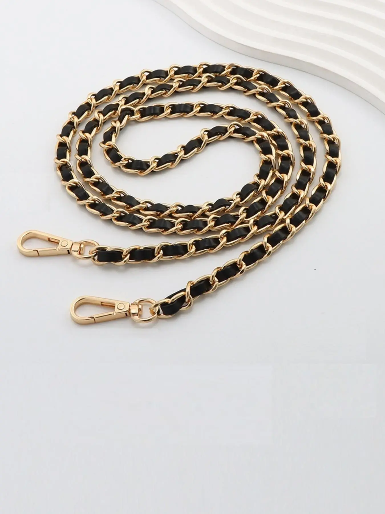 Solid Color Bag Strap Replacement Pu Leather Bag Strap for Women & Men, Casual Trendy Versatile High-quality Daily Bag Strap for Daily Use, Elegant Chain Strap, Fashion Chain Strap, Bag Accessories, Accessories for Bags