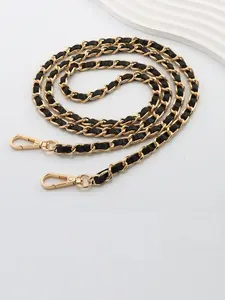 Solid Color Bag Strap Replacement Pu Leather Bag Strap for Women & Men, Casual Trendy Versatile High-quality Daily Bag Strap for Daily Use, Elegant Chain Strap, Fashion Chain Strap