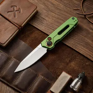 1pc 7550 Folding Knife, Lightweight Edc Pocket Knife, Fruit Knife, Daily Use, Ergonomic Handle, Cnc Precision Tool, Camping Multi-Tool, Christmas Gift