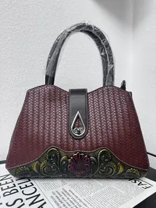 H186-The new fashion elegant large capacity shoulder bag trend all build slant cross lady bag