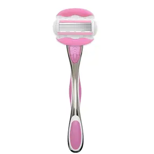 Flawless Bikini Line Shaver for Women - 5-Blade Pink Razor, Smooth & Irritation-Free, Perfect for Sensitive Skin | Quick Grooming Essential