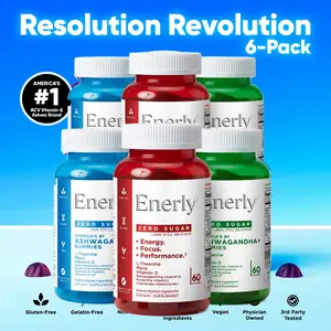 Zero Sugar Best Seller 6 Pack Value Bundle - World's First 3-in-1 Pre, Post, Probiotic, Apple Cider Vinegar with Vitamin B12 and Probiotics To Address Bloating, Ashwagandha & L-Theanine, Vitamin D gummies. Gluten-Free, Vegan, Non-GMO & Gelatin-Free