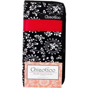 ChiaoGoo Double Point Sock Set 6"/15cm (Stainless Steel)