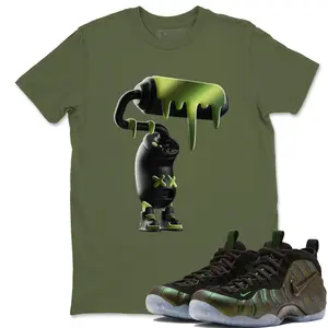 3D Paint Roller Unisex Graphic T-Shirts To Match Sneakers Foamposite One Pine Green, Foamposite One Pine Green Outfit, Top Tshirt