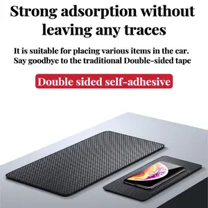 Anti-Slip Car Mat, Silicone Phone Pad for Vehicles, High Temperature Resistant Dashboard Organizer, Interior Decoration Accessory