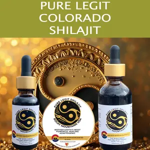 Pure Legit Colorado Shilajit - 100% Earth-Made, No Additives, Rocky Mountain Harvested, Batch Tested in US Labs, Best Proven Tool for Strength, Focus, Increased Fitness, and Health