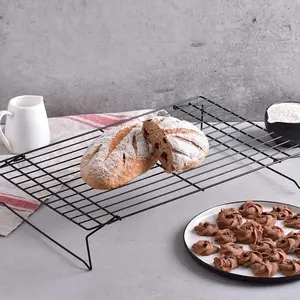 Large Thick Metal Cooling Rack for Baking, Bread and Cake Cooling Stand, Kitchen Tool, Small Kitchen Accessories, 1pc