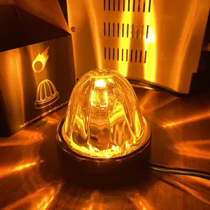 Lighting Watermelon Glass Series Lamp Car Chassis Lamp Car Side Lamp 2pcs Set with Orange or White Beam Effect Dimmable Color Changing