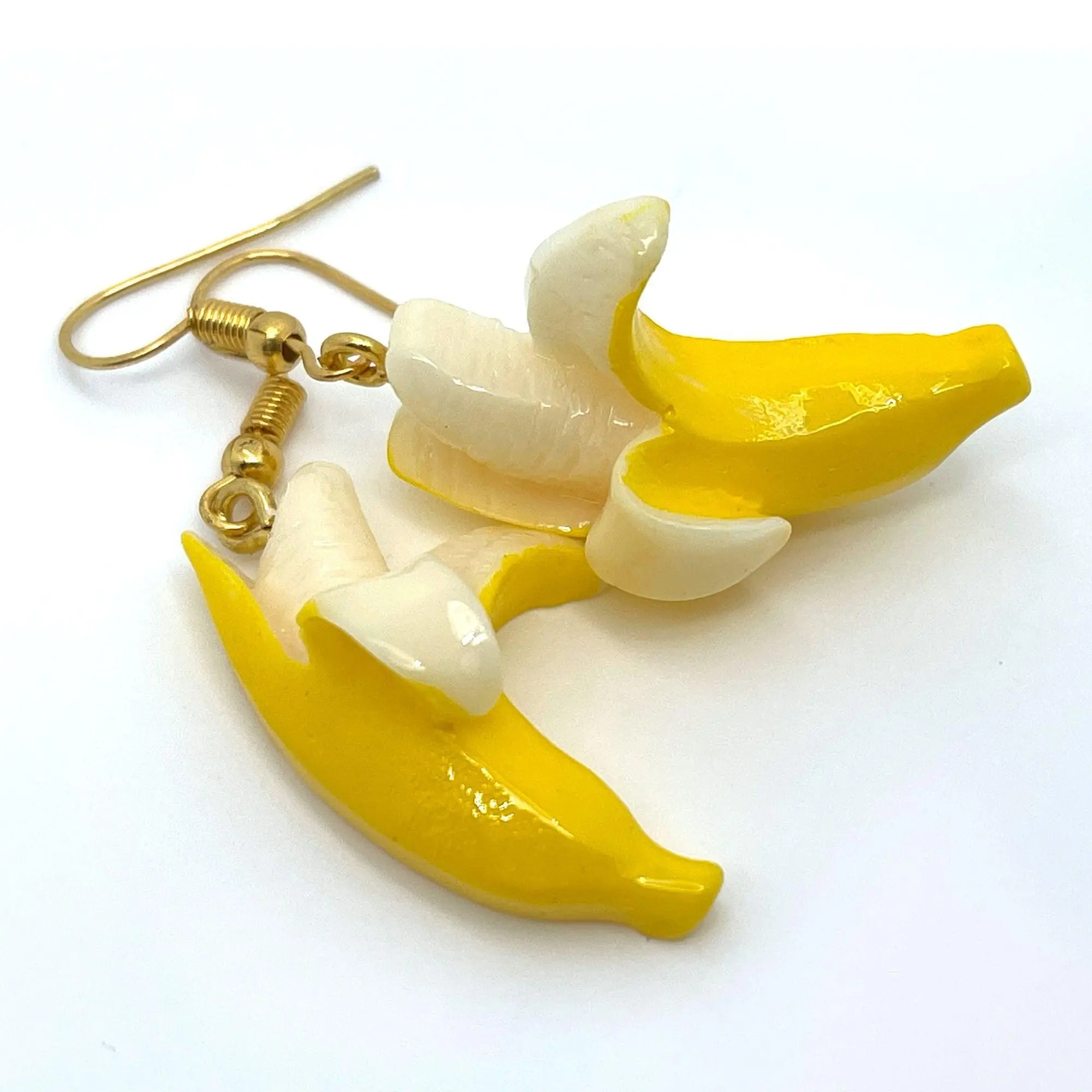 Peeled Banana Cute Resin Earring