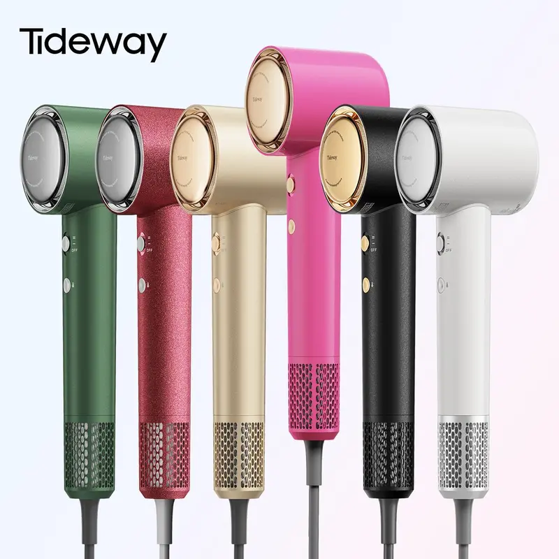 Tideway H11 Plasmix High-Speed Hair Dryer, Hair & Scalp Care Plasma Ionic Technology Blow Dryer, Intelligent Temp Control Blower, Self Cleaning, No Static Electricity & Frizz, Perfect Present for Man Women Friend Family Gift Christmas New Year Viral