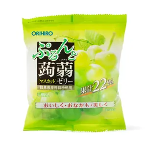 Orihiro Green Grape Konjac Jelly 6 pcs 120 g