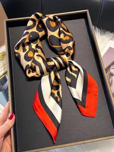 Fashion Leopard Print Boho Style Scarf, Casual Soft Comfortable Shawl for Women & Girls, Fashion Accessories for Daily Wear, Trendy All-match & Exquisite Scarf for Birthday Gift