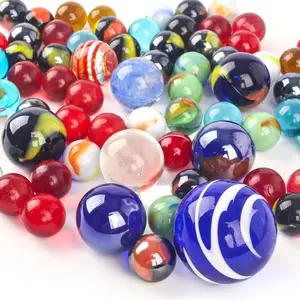 85PCS Glass Marbles, Space Marbles 4 Sizes Assorted Colors, for Board Game Space Party Favor