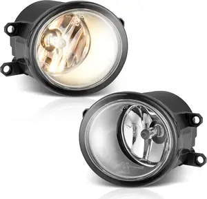 YITAMOTOR Fog Lights Compatible with 2007-2014 Camry 2009-2013 Corolla 06-12 RAV4 08-10 Highlander 10-13 RX350 RX450h 2013 GS350 GS450h LX570 Fog Light Replacement Fog Lamp