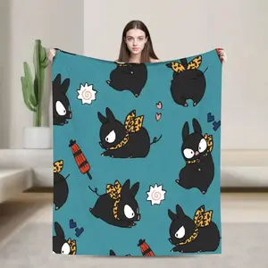 Ranma 1/2 Blanket P-Chan Manga Awesome Soft Throw Blanket for Bedspread Autumn/Winter  Best choice for home and outdoor