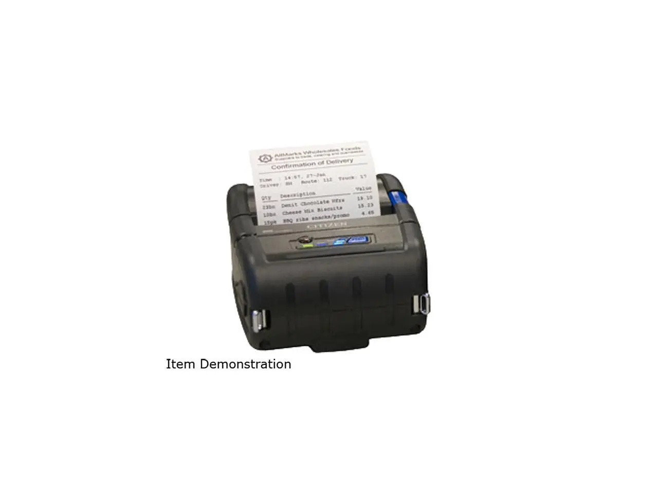 CITIZEN CMP-20II 2" Rugged Mobile Direct Thermal Receipt and Label Printer, 203 dpi, Serial, USB, STD, IoS Bluetooth, ESC/POS, CPCL - CMP-20IIBTIUC